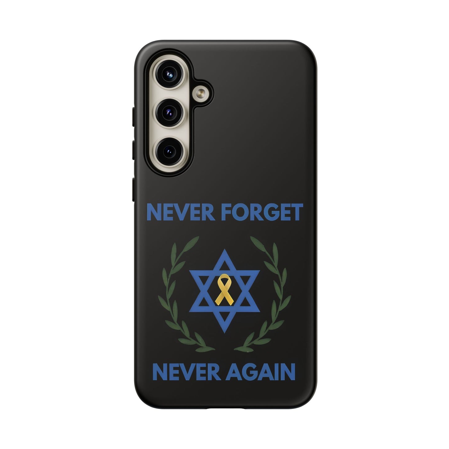 Never Forget, Never Again Collection. Black Edition Phone Case