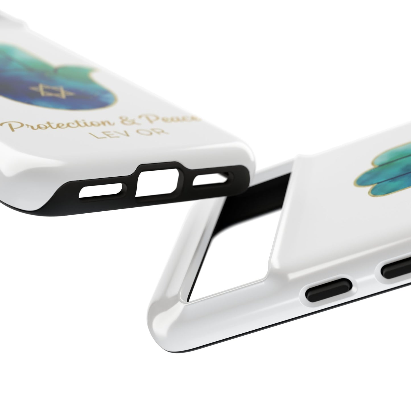 The Guardian Collection. Pristine White Phone Case. Protection Meets Peace.