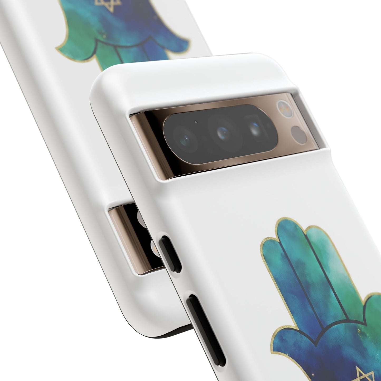 The Guardian Collection. Pristine White Phone Case. Protection Meets Peace.