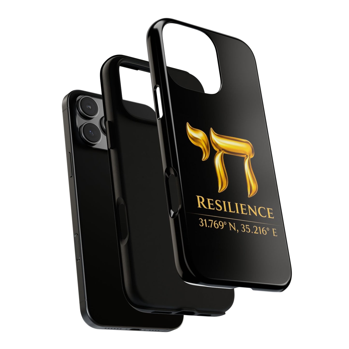 The Resilience Collection.Phone Case. Premium Black Edition. Protect with Purpose