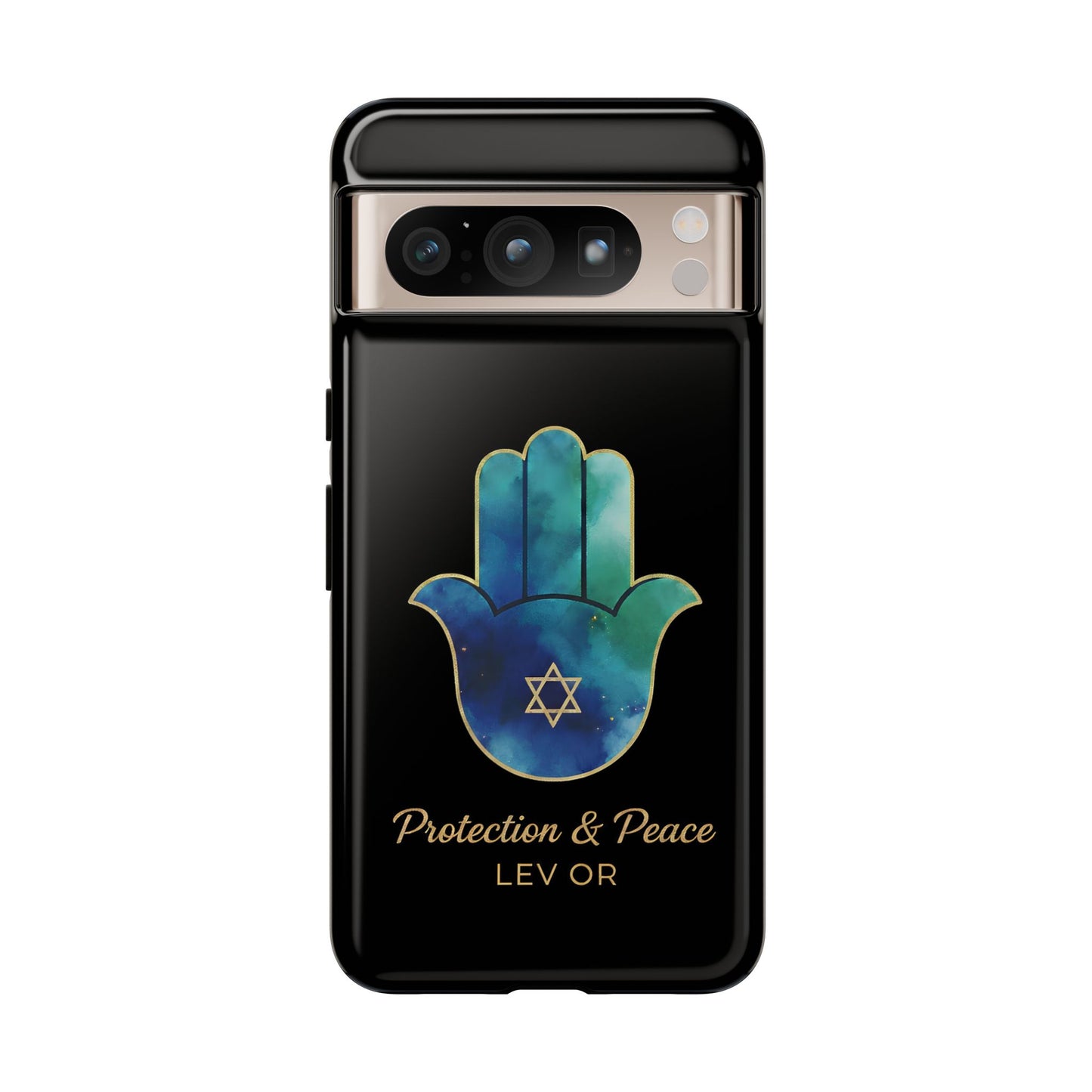 The Guardian Collection.Protection and Peace Premium Black Edition Phone Case