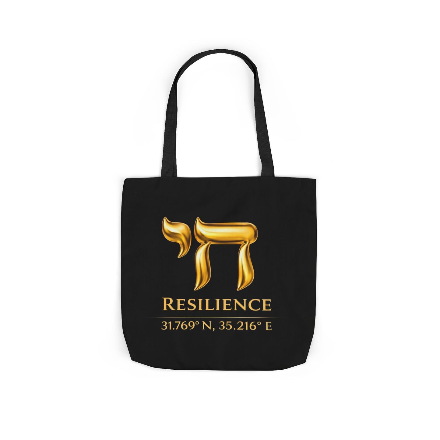 The Resilience Collection.Premium Black Edition Tote Bag