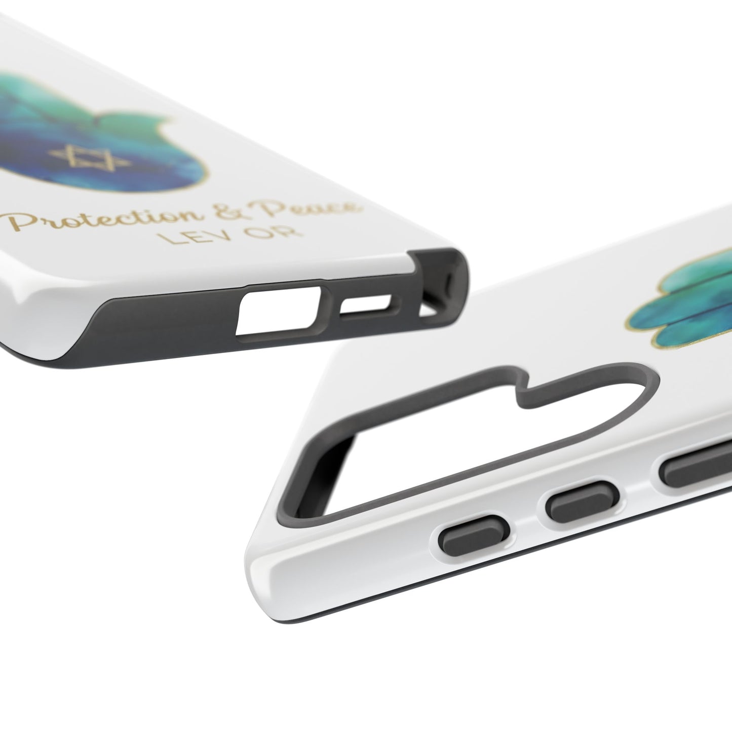 The Guardian Collection. Pristine White Phone Case. Protection Meets Peace.
