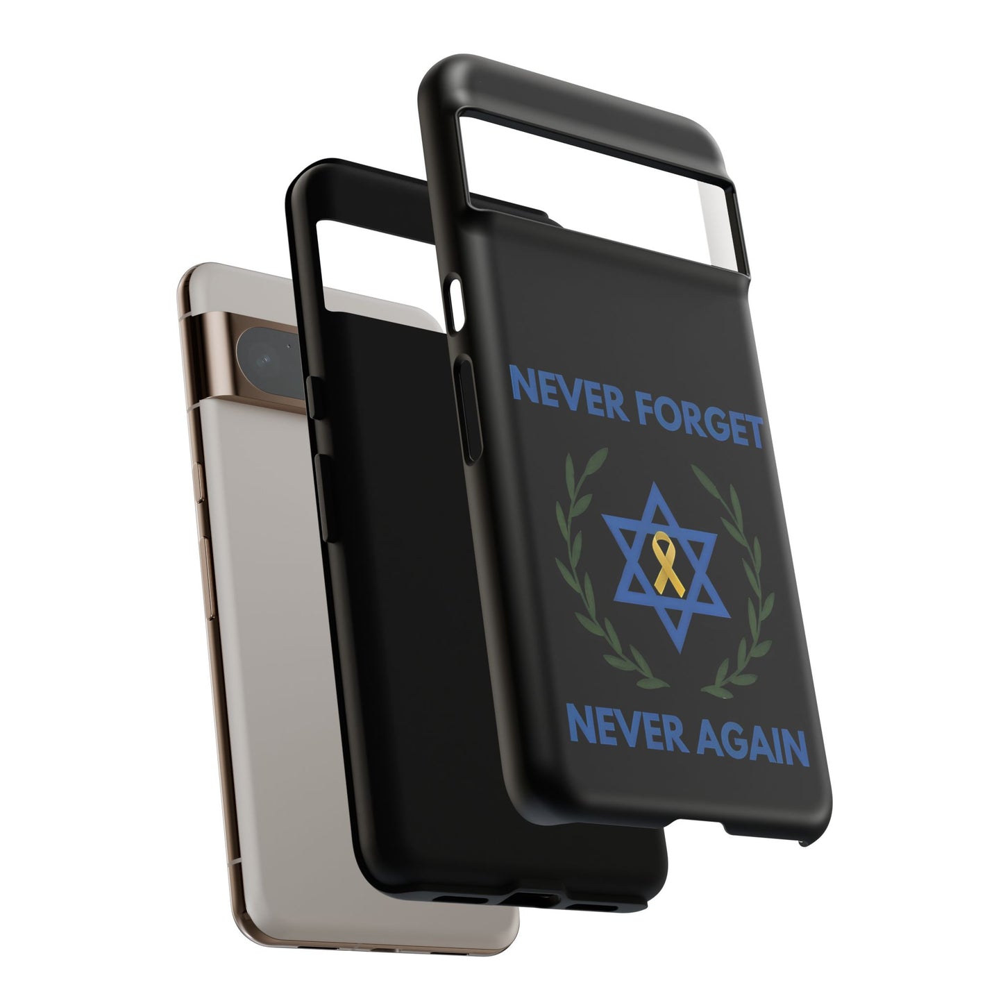 Never Forget, Never Again Collection. Black Edition Phone Case