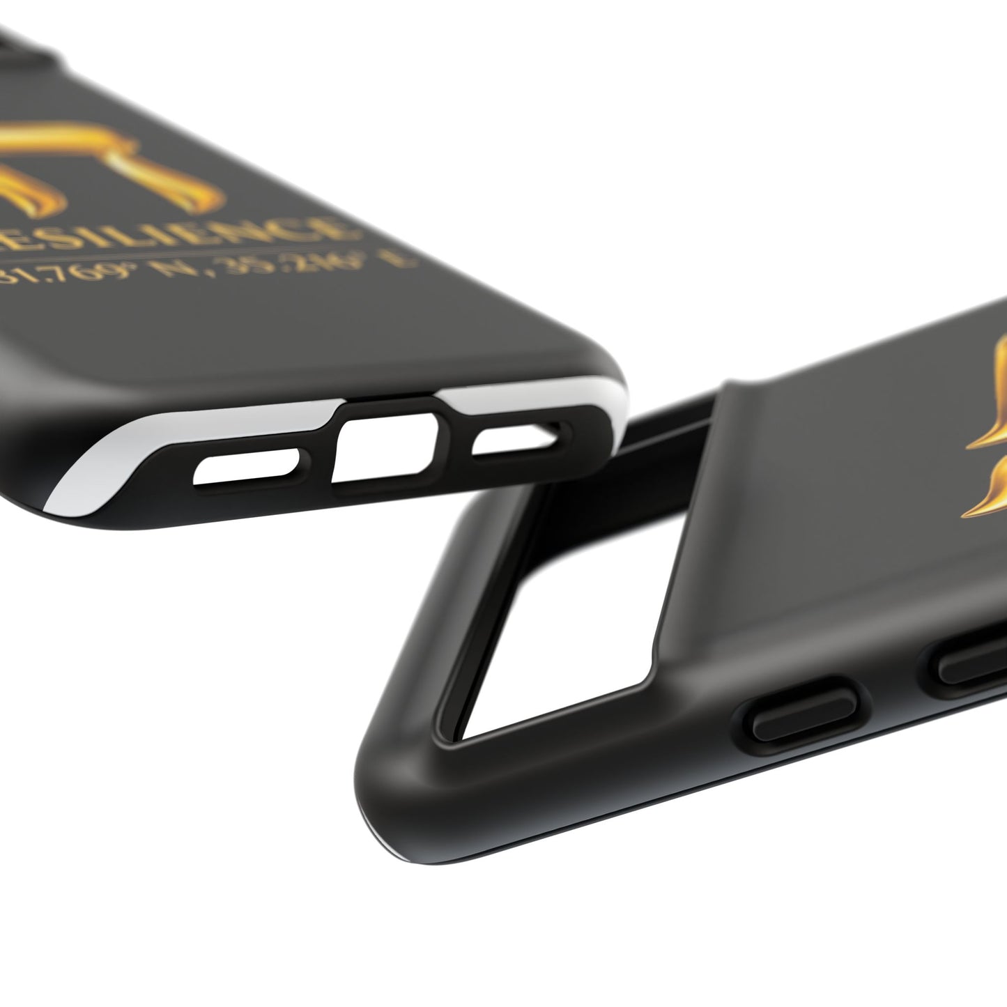 The Resilience Collection.Phone Case. Premium Black Edition. Protect with Purpose