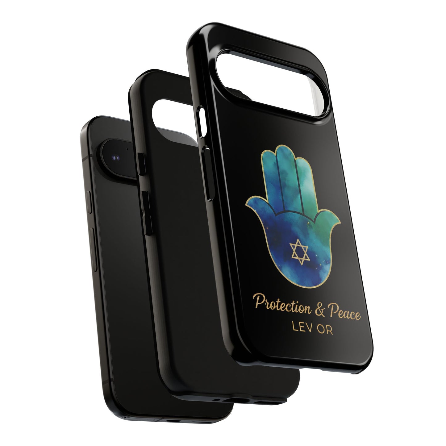 The Guardian Collection.Protection and Peace Premium Black Edition Phone Case