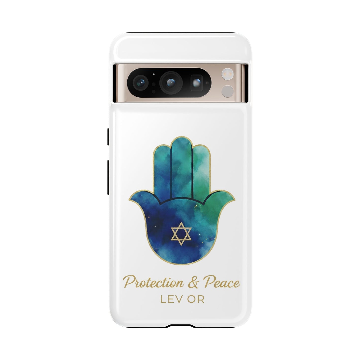 The Guardian Collection. Pristine White Phone Case. Protection Meets Peace.