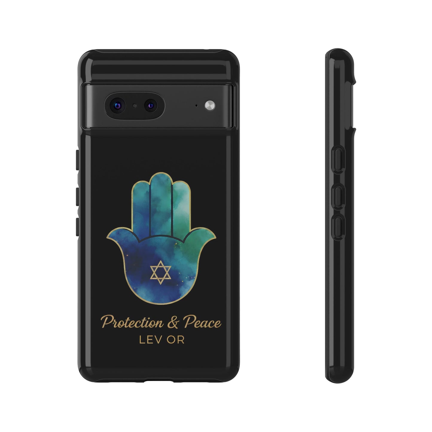 The Guardian Collection.Protection and Peace Premium Black Edition Phone Case