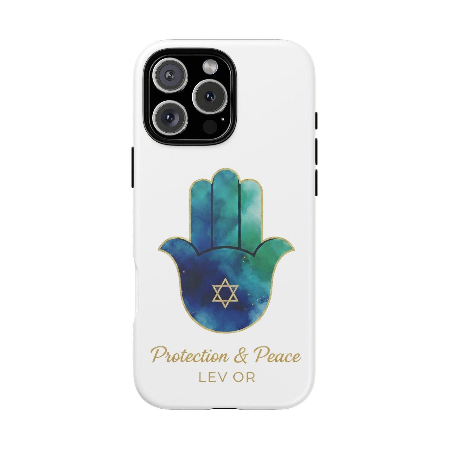The Guardian Collection. Pristine White Phone Case. Protection Meets Peace.