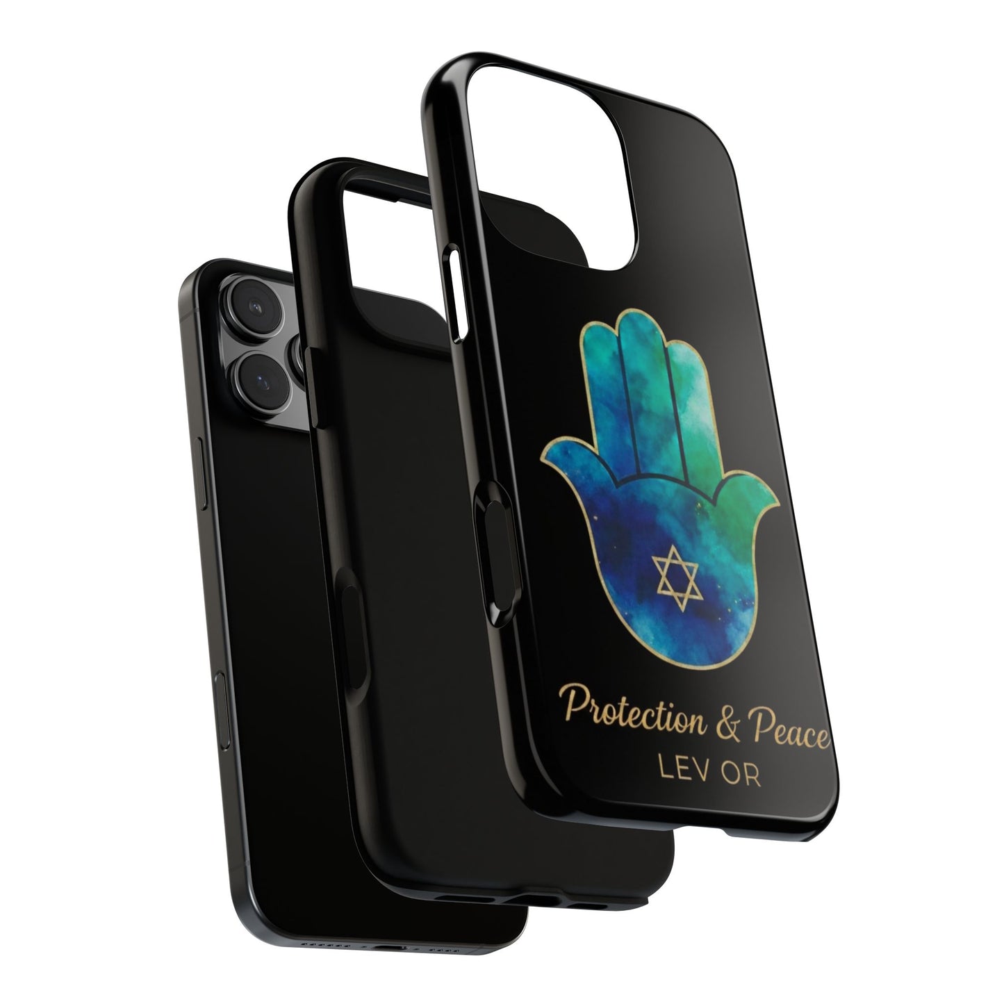 Protection and Peace Premium Black Edition Phone Case