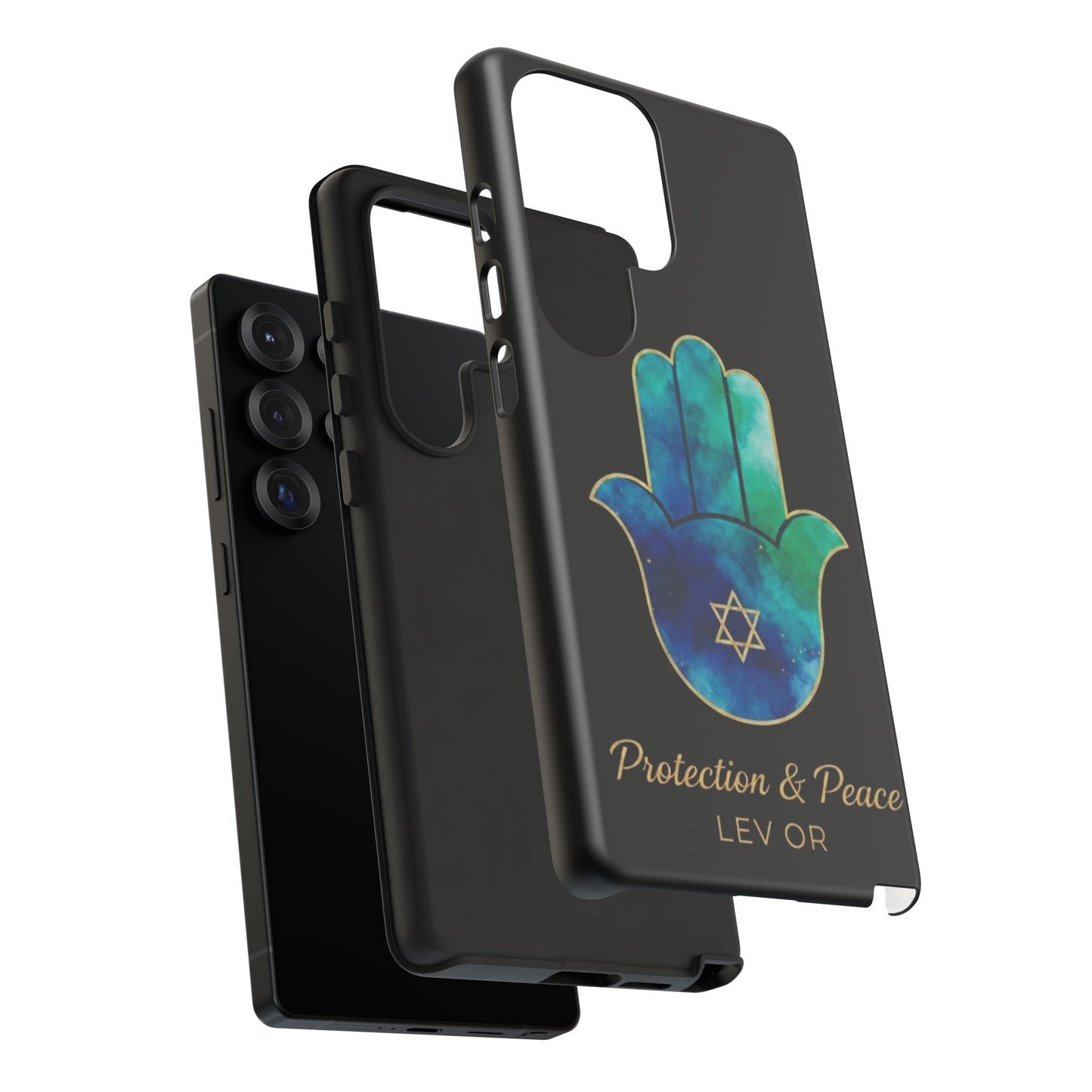 Protection and Peace Premium Black Edition Phone Case