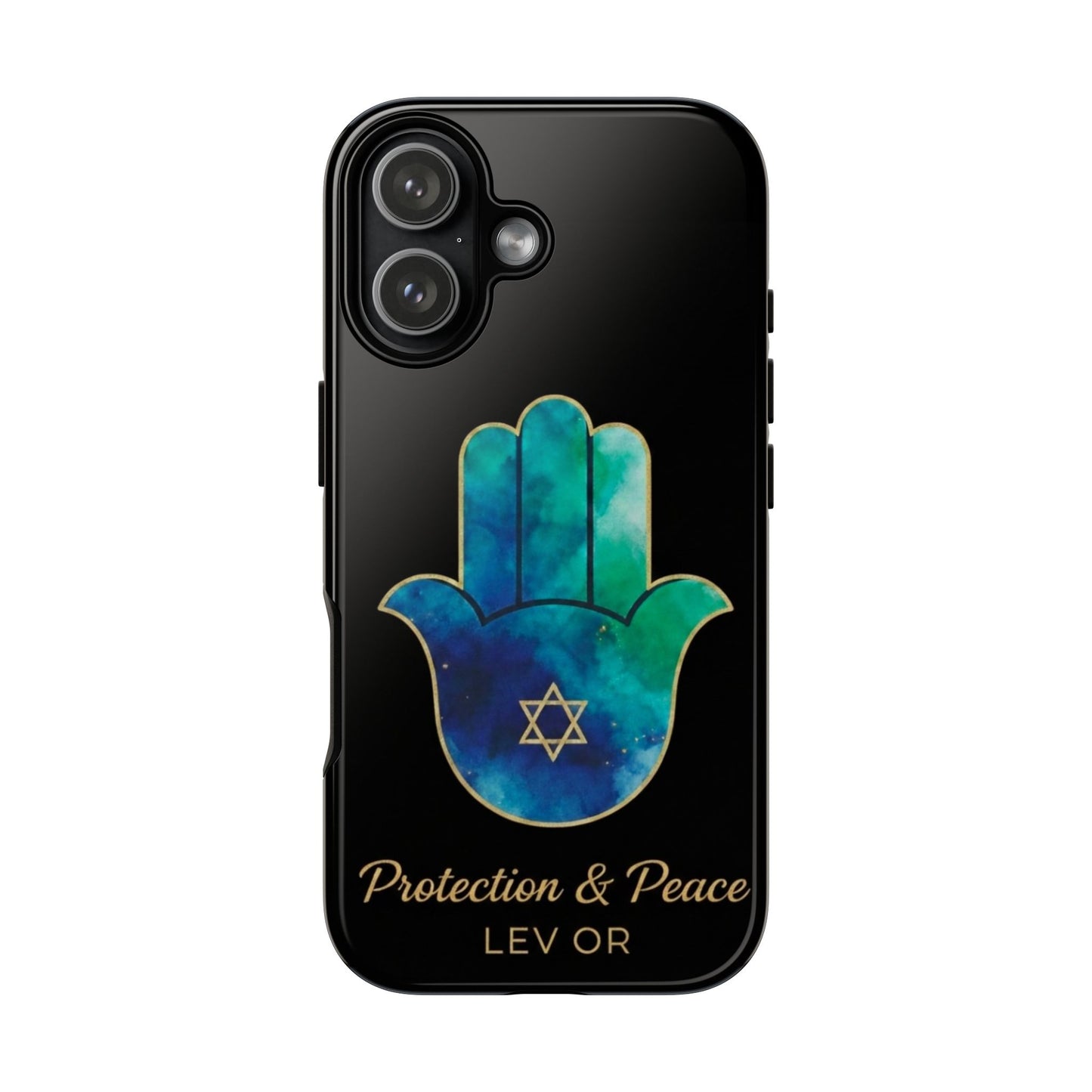 Protection and Peace Premium Black Edition Phone Case