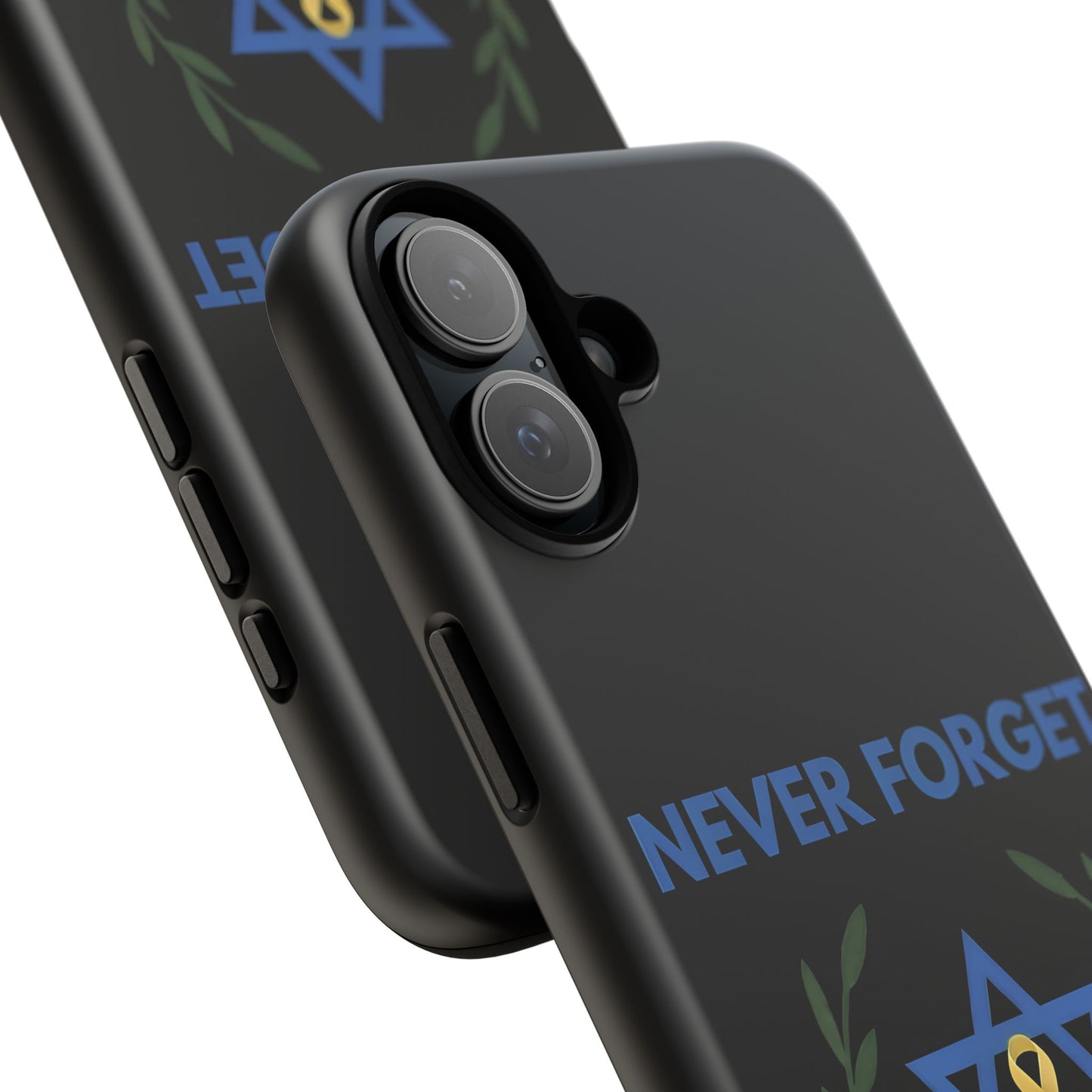 Never Forget, Never Again Collection. Black Edition Phone Case
