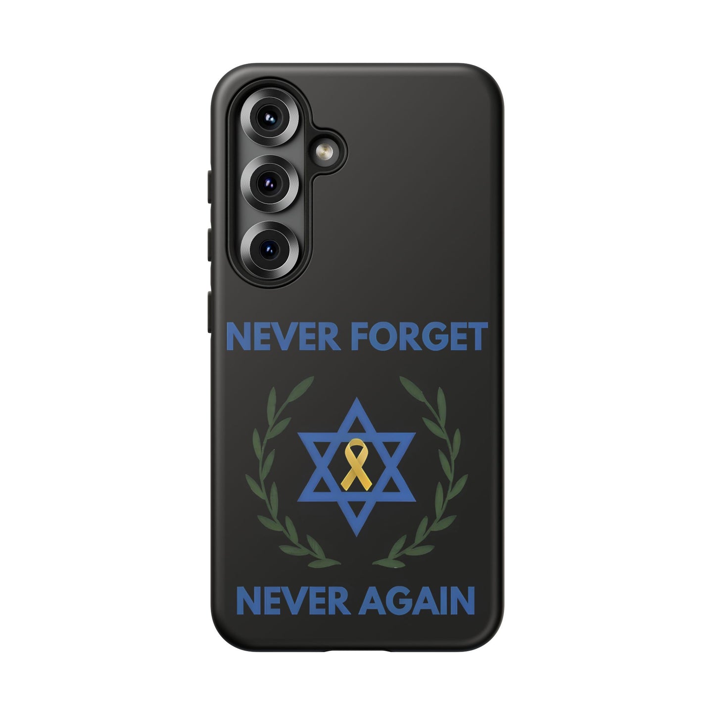 Never Forget, Never Again Collection. Black Edition Phone Case