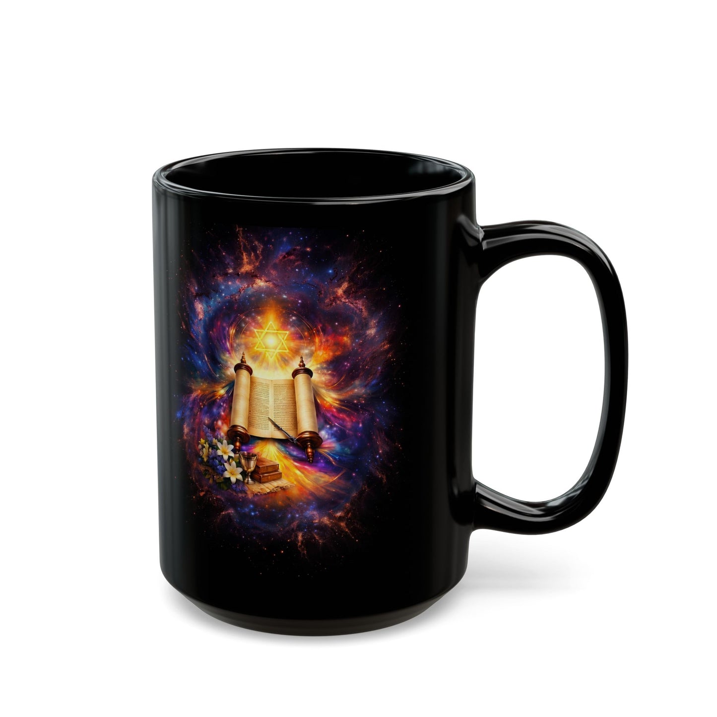 The Celestial Vessel. Midnight Onyx Mug