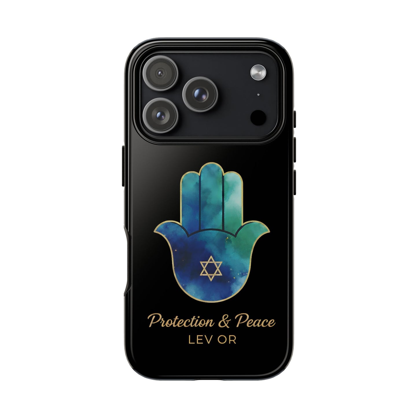 The Guardian Collection.Protection and Peace Premium Black Edition Phone Case
