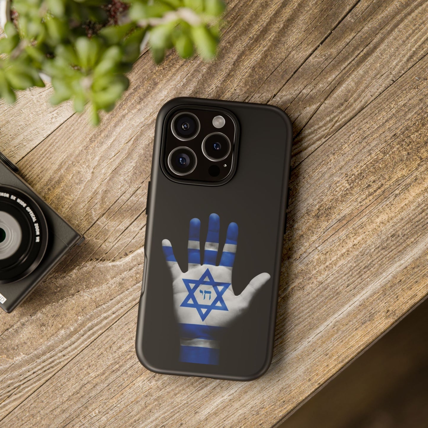 Am Yisrael Chai Phone Case – Premium Black Edition