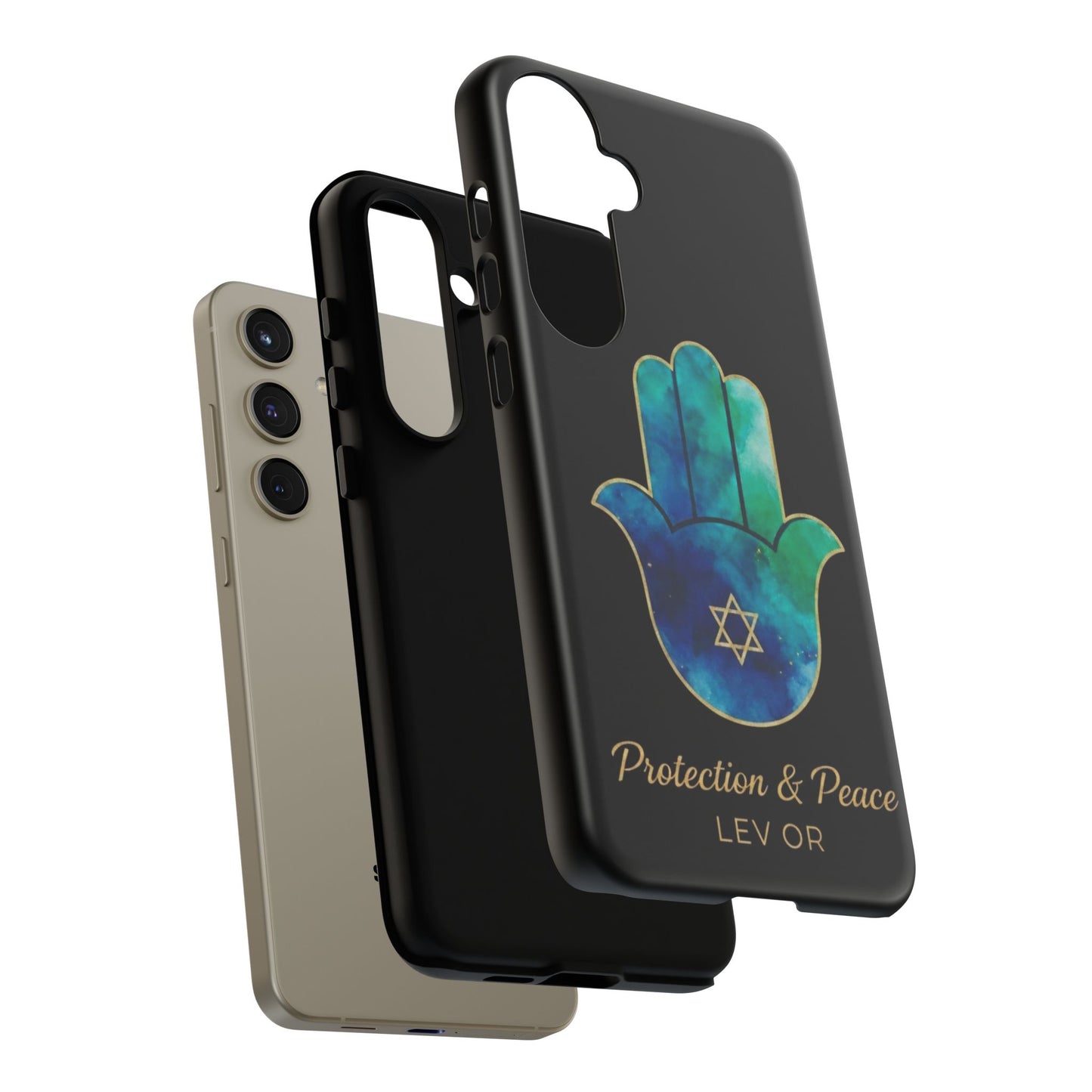 Protection and Peace Premium Black Edition Phone Case