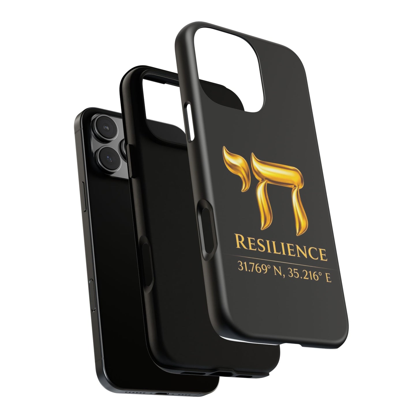 The Resilience Collection.Phone Case. Premium Black Edition. Protect with Purpose