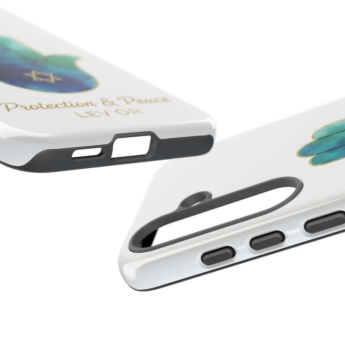 The Guardian Collection. Pristine White Phone Case. Protection Meets Peace.