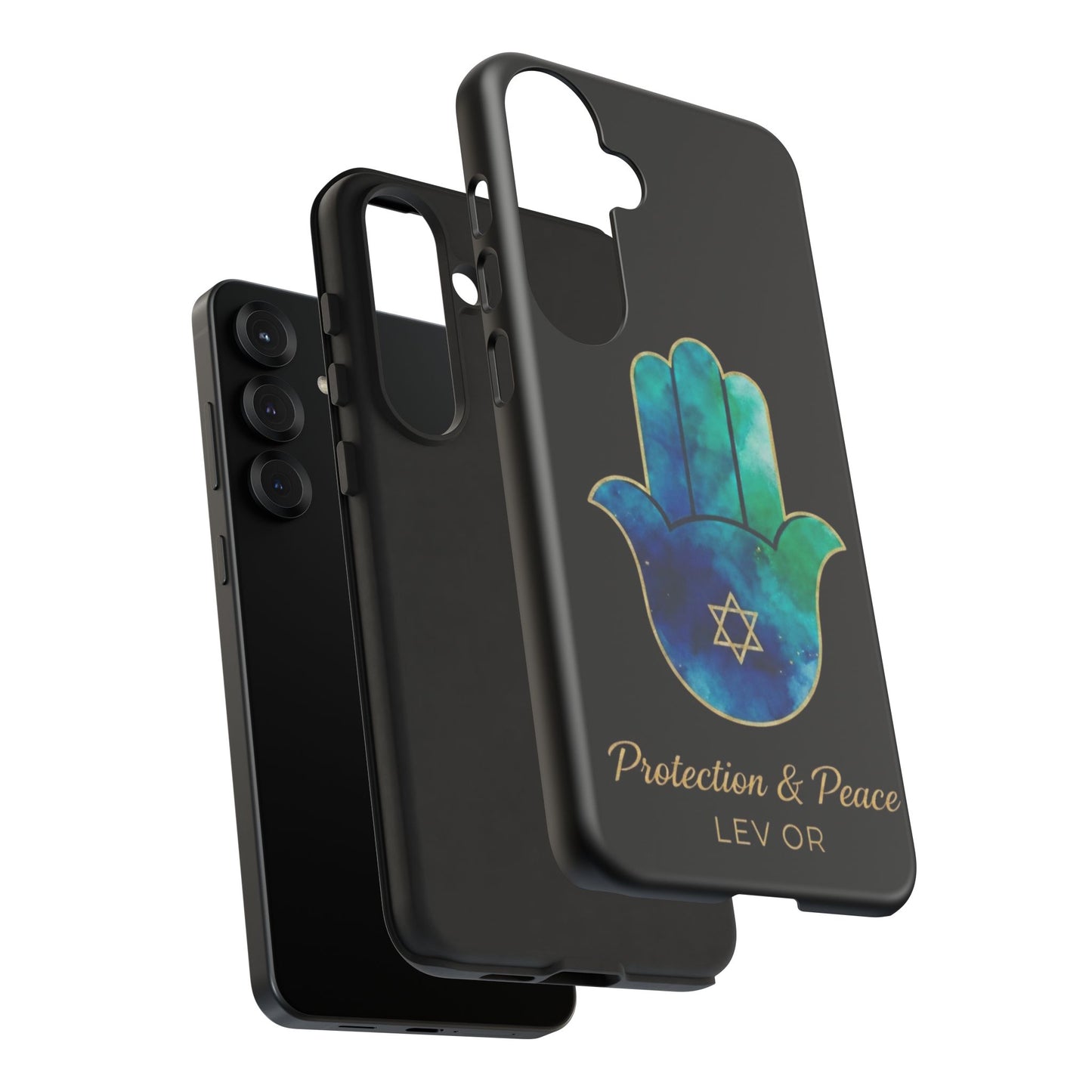 Protection and Peace Premium Black Edition Phone Case