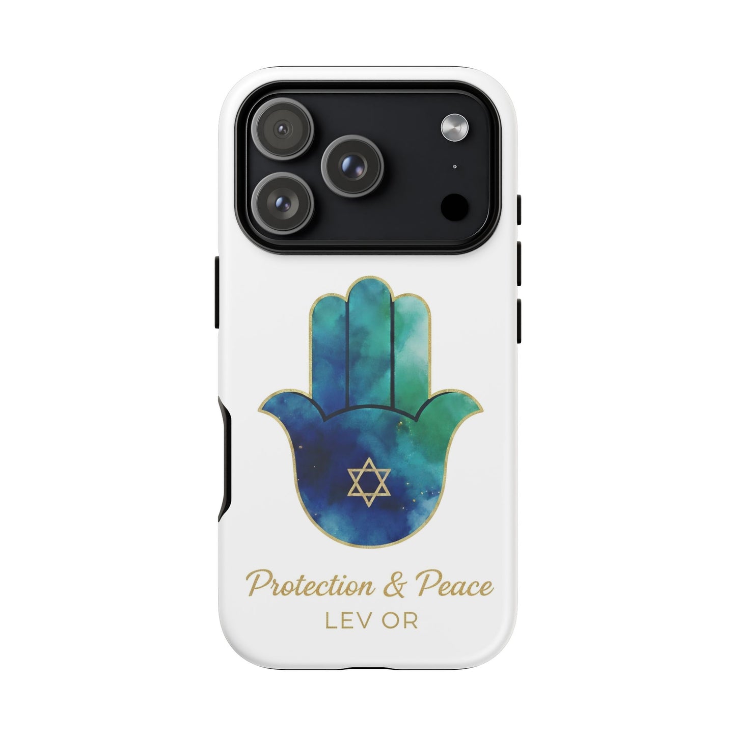 The Guardian Collection. Pristine White Phone Case. Protection Meets Peace.