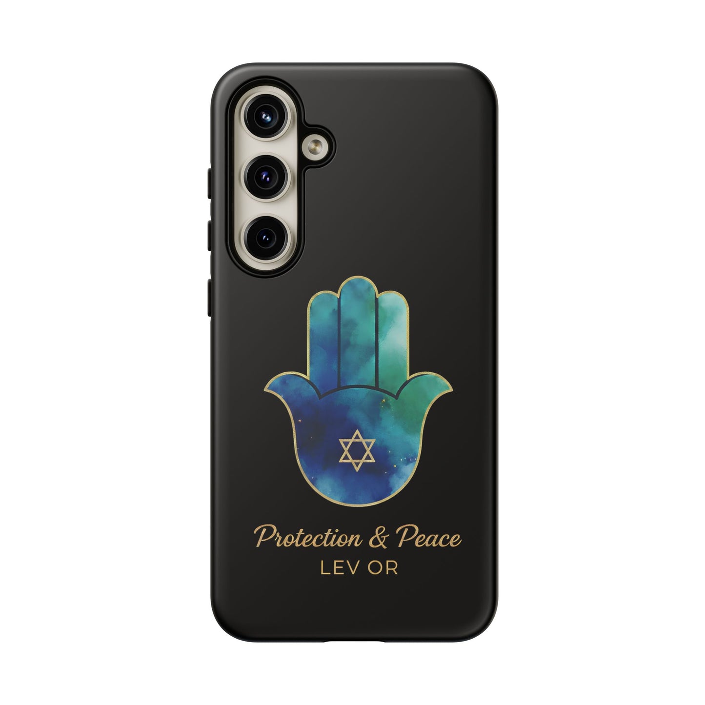The Guardian Collection.Protection and Peace Premium Black Edition Phone Case