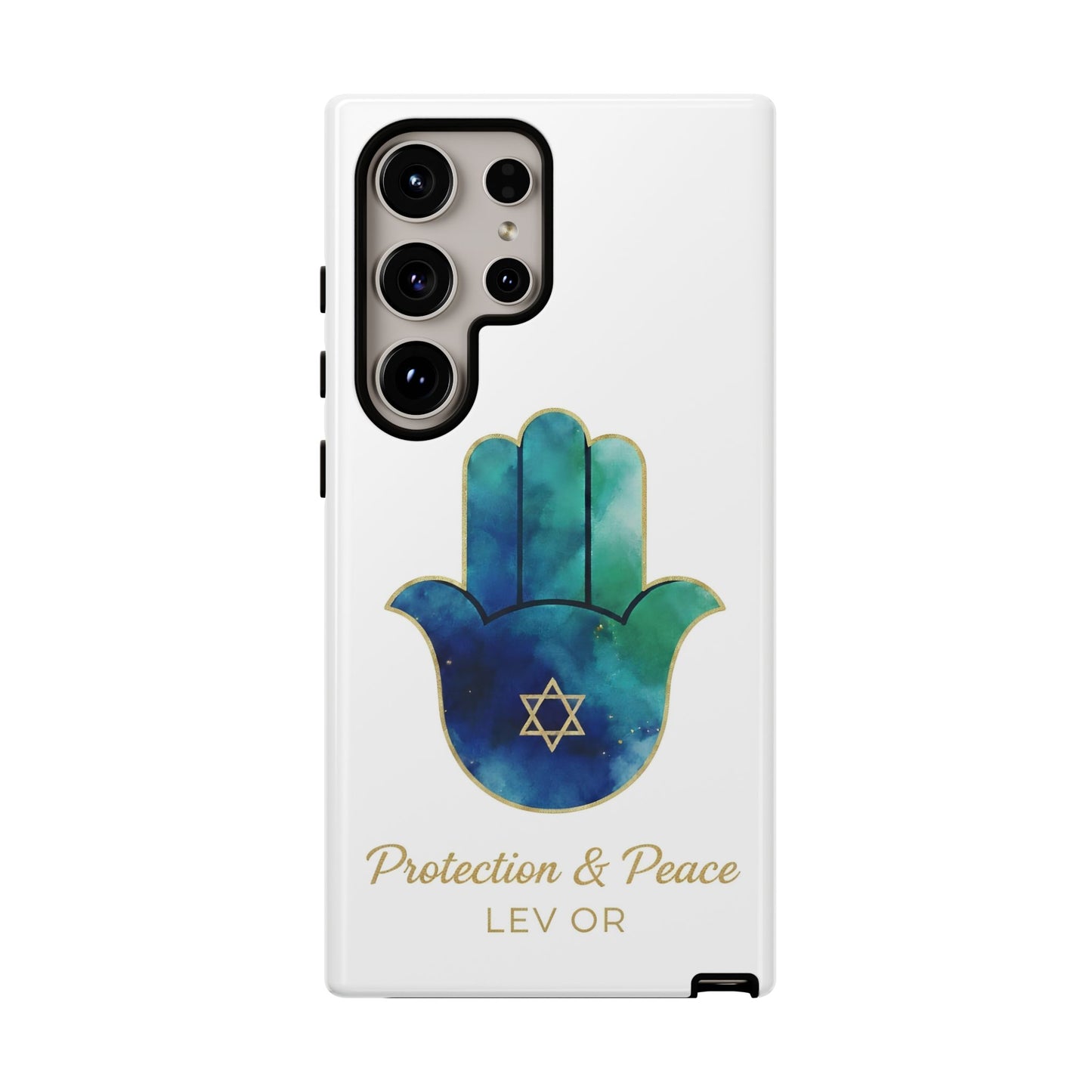 The Guardian Collection. Pristine White Phone Case. Protection Meets Peace.