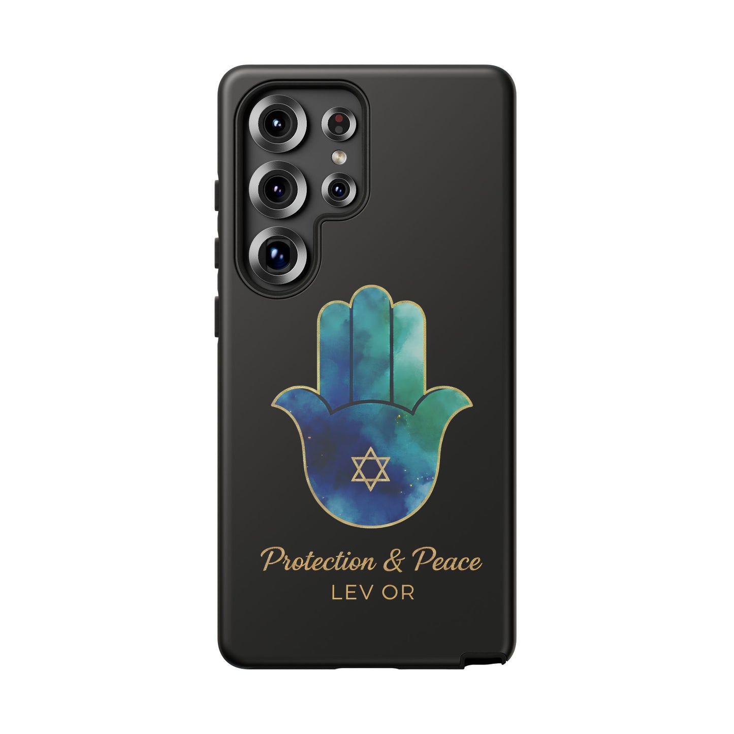 The Guardian Collection.Protection and Peace Premium Black Edition Phone Case