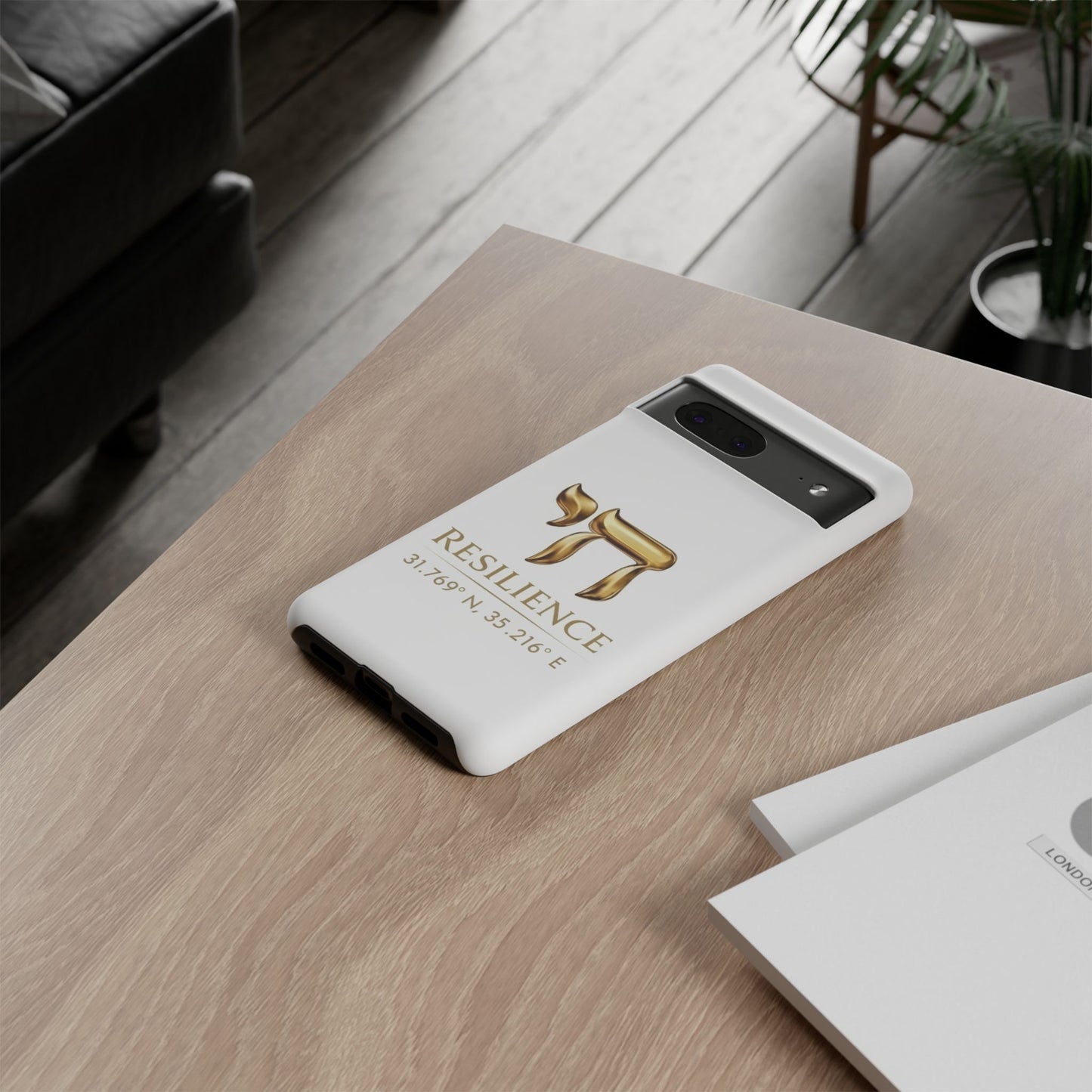 The Resilience Collection. Premium White Edition Phone Case.