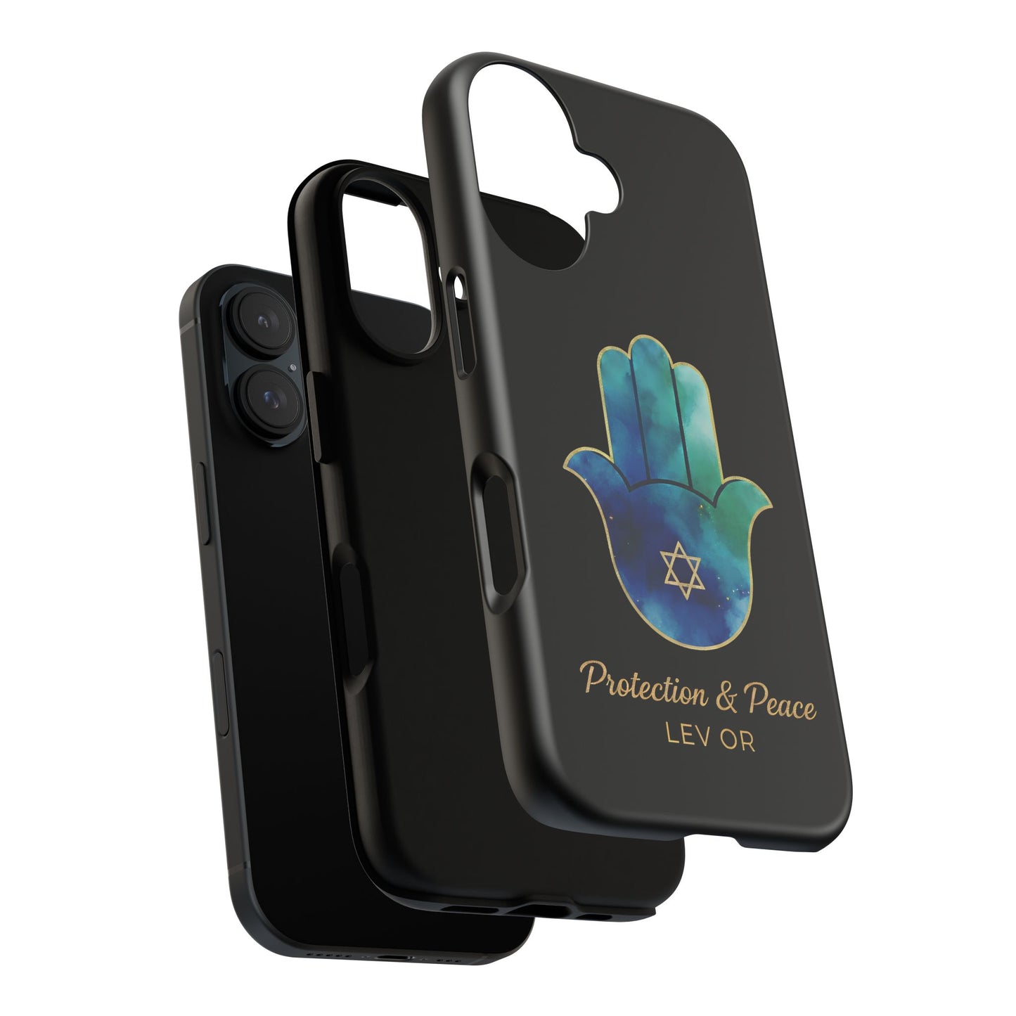 The Guardian Collection.Protection and Peace Premium Black Edition Phone Case