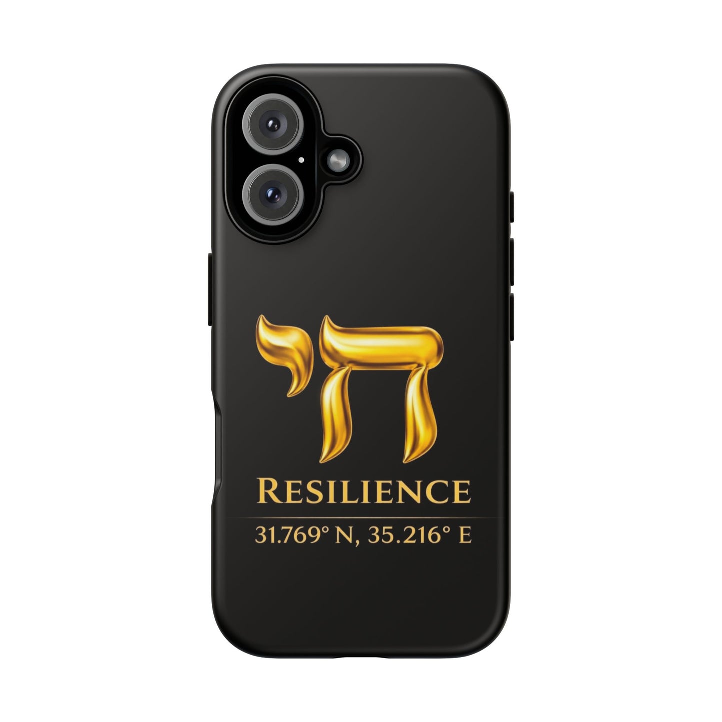 The Resilience Collection.Phone Case. Premium Black Edition. Protect with Purpose