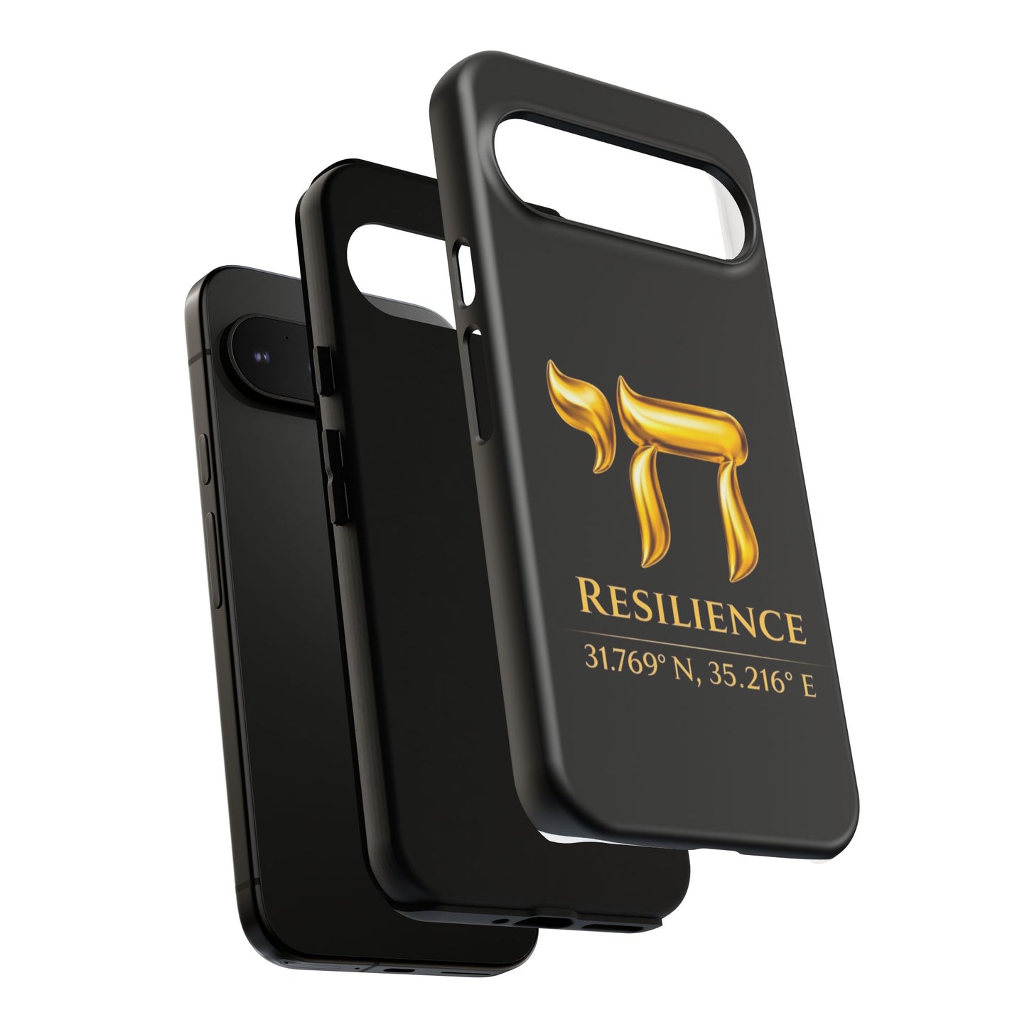 The Resilience Collection.Phone Case. Premium Black Edition. Protect with Purpose