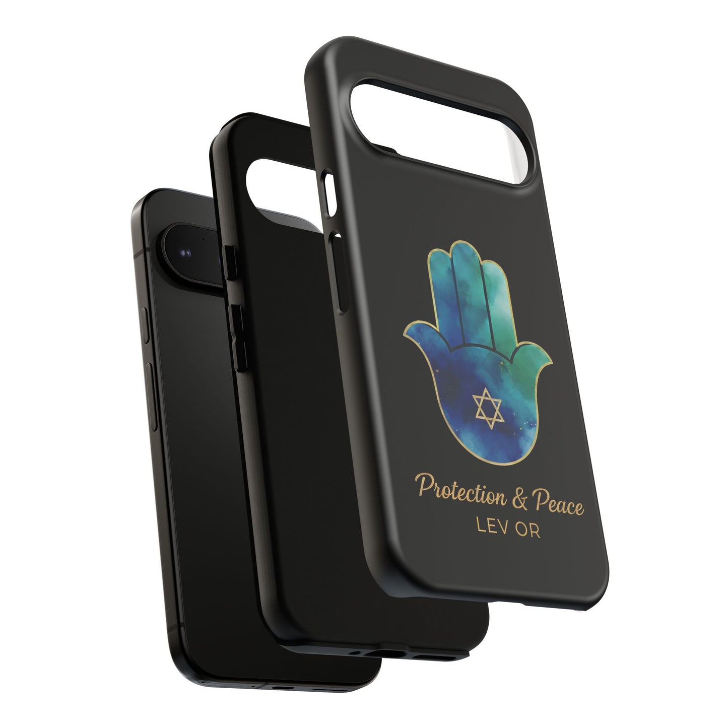 The Guardian Collection.Protection and Peace Premium Black Edition Phone Case