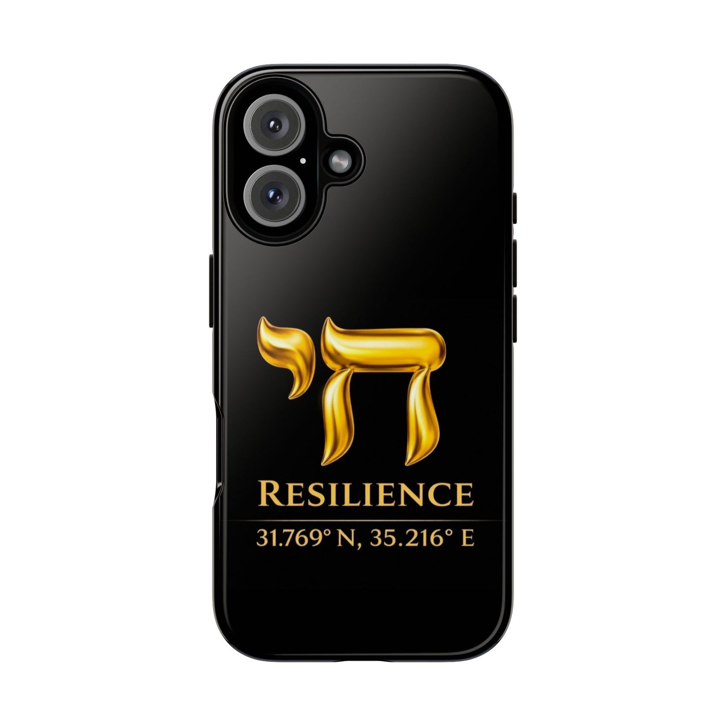 The Resilience Collection.Phone Case. Premium Black Edition. Protect with Purpose