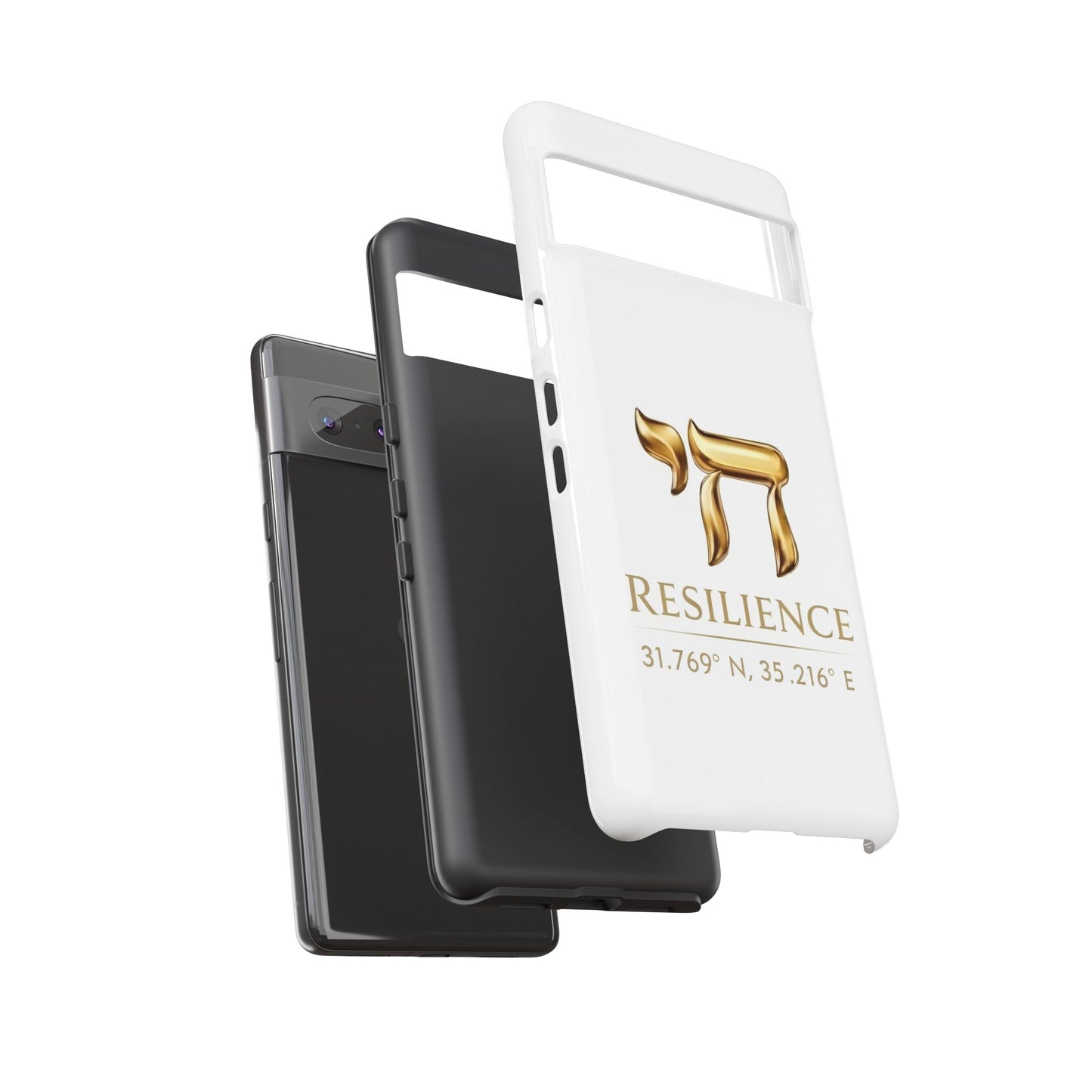 The Resilience Collection. Premium White Edition Phone Case.