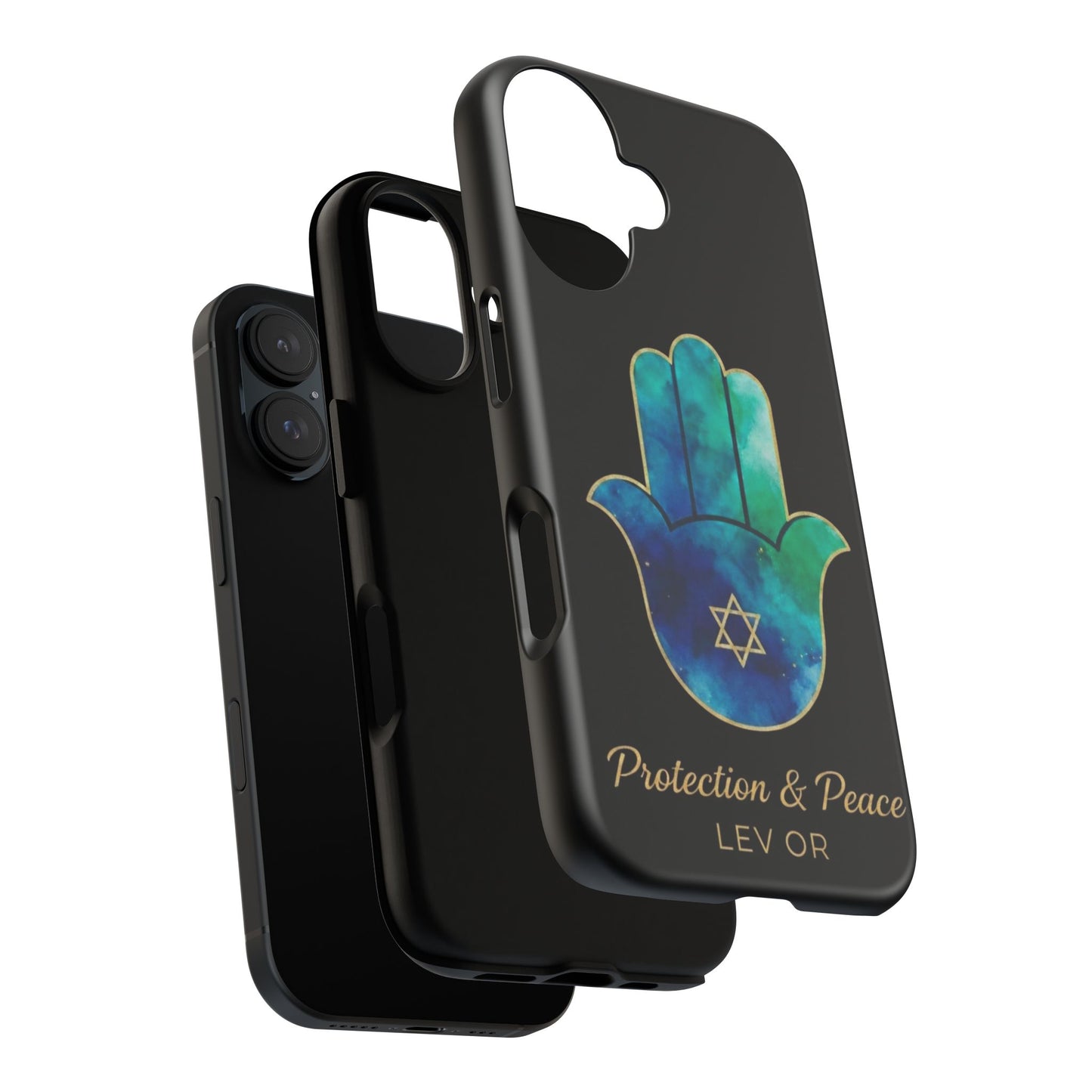 Protection and Peace Premium Black Edition Phone Case