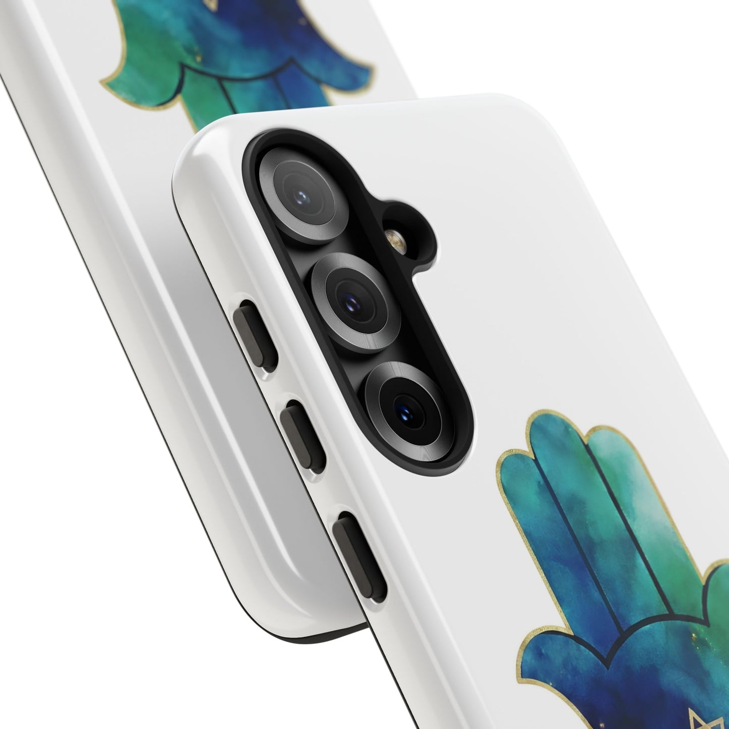 The Guardian Collection. Pristine White Phone Case. Protection Meets Peace.