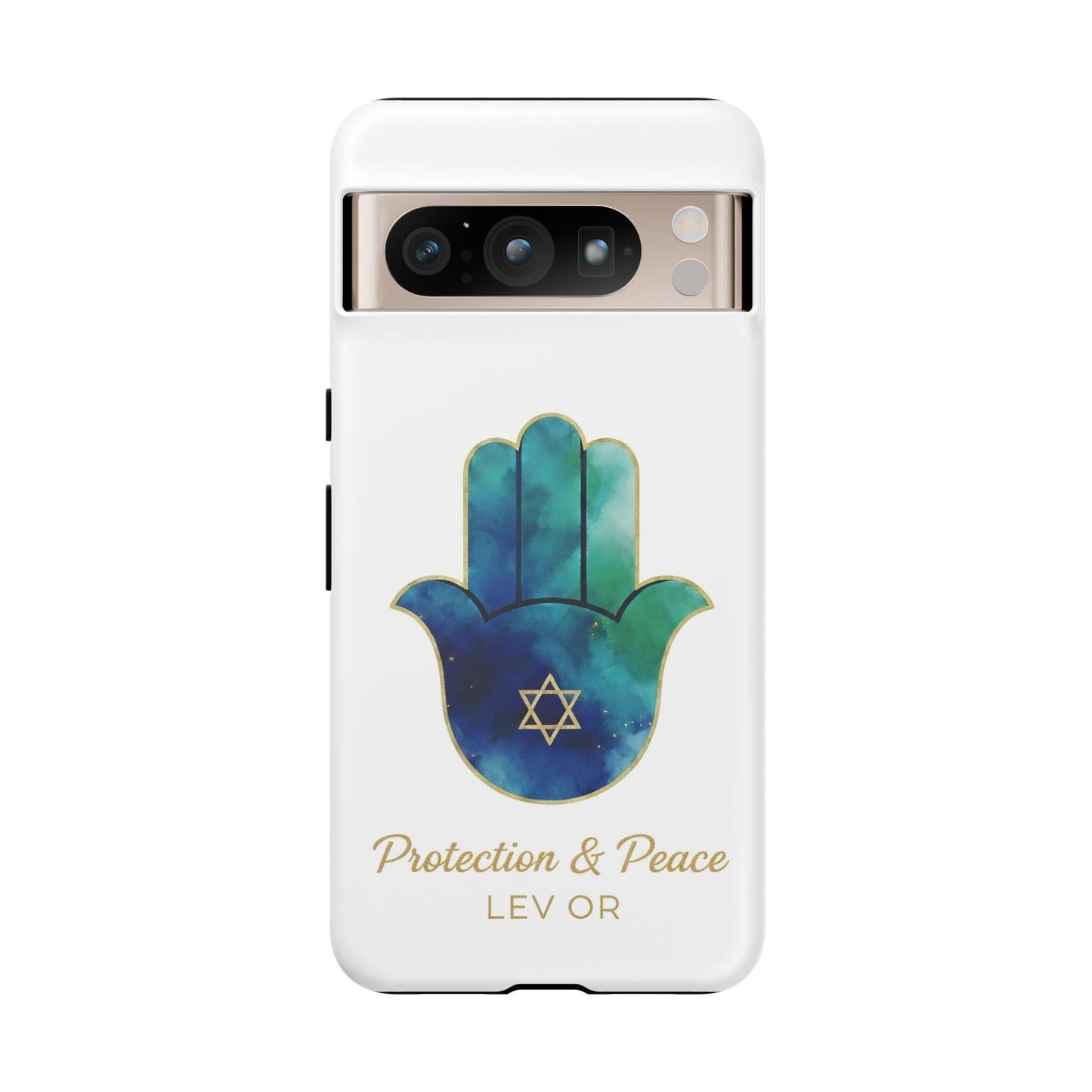 The Guardian Collection. Pristine White Phone Case. Protection Meets Peace.