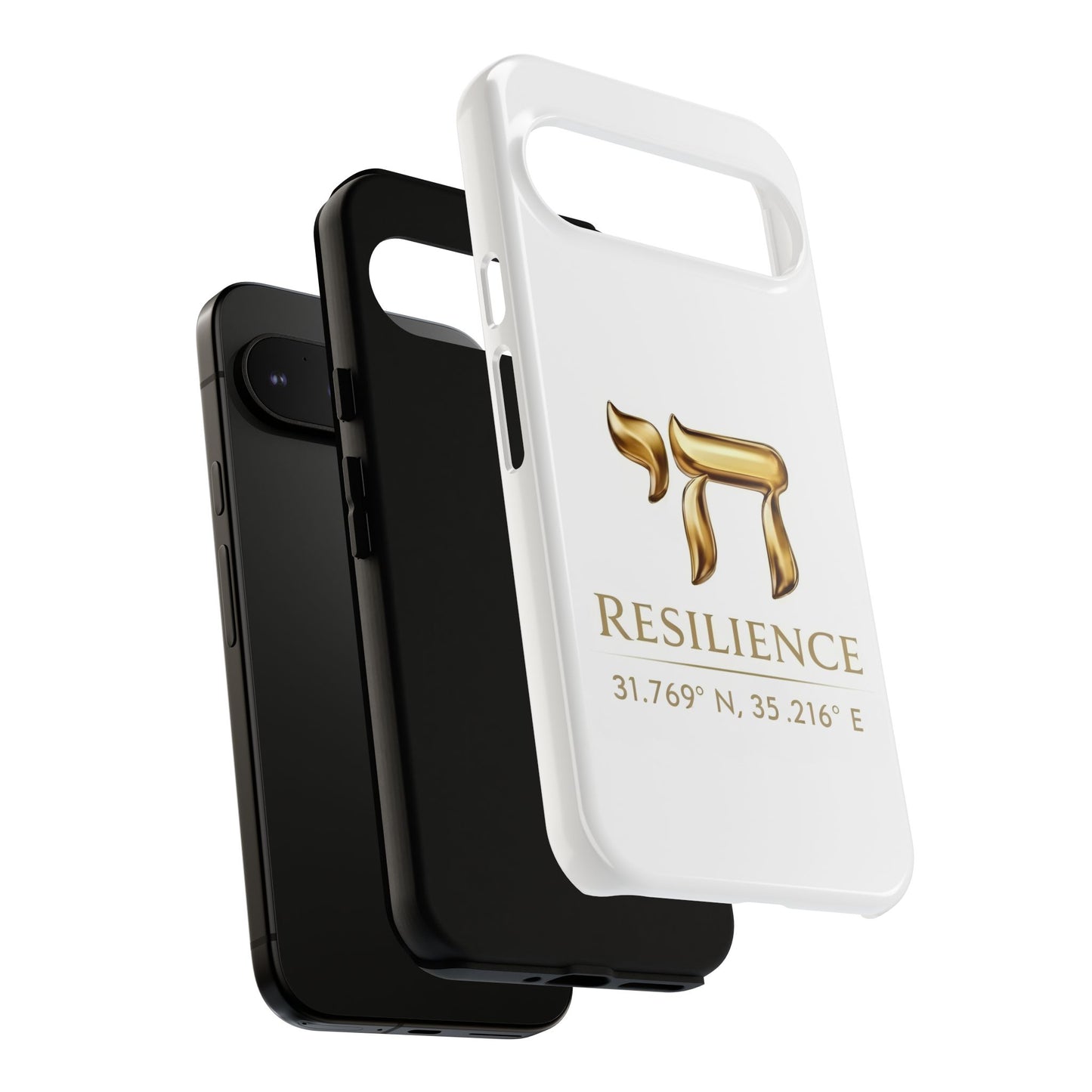 The Resilience Collection. Premium White Edition Phone Case.
