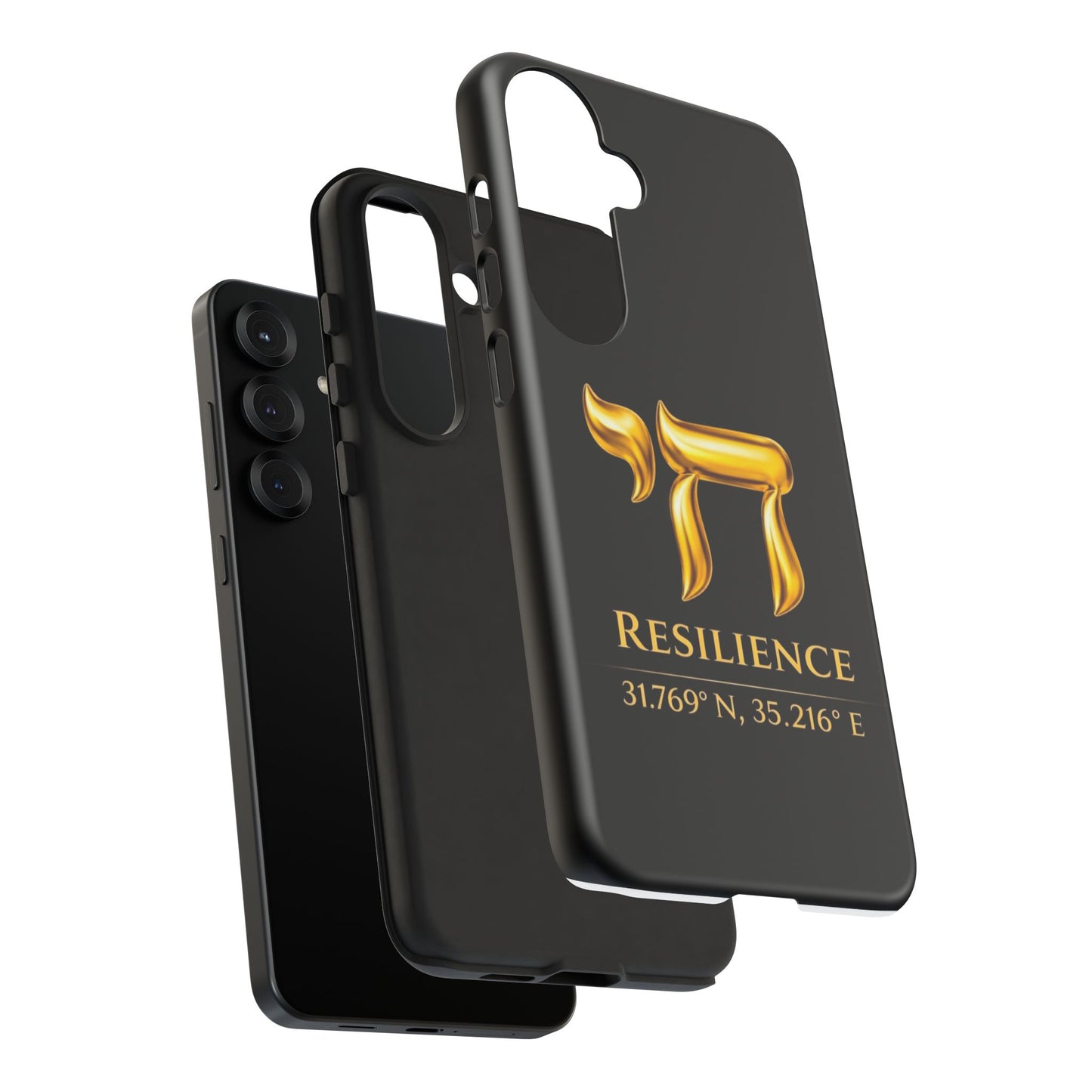 The Resilience Collection.Phone Case. Premium Black Edition. Protect with Purpose