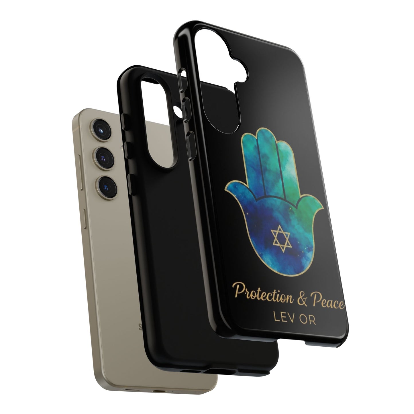 Protection and Peace Premium Black Edition Phone Case