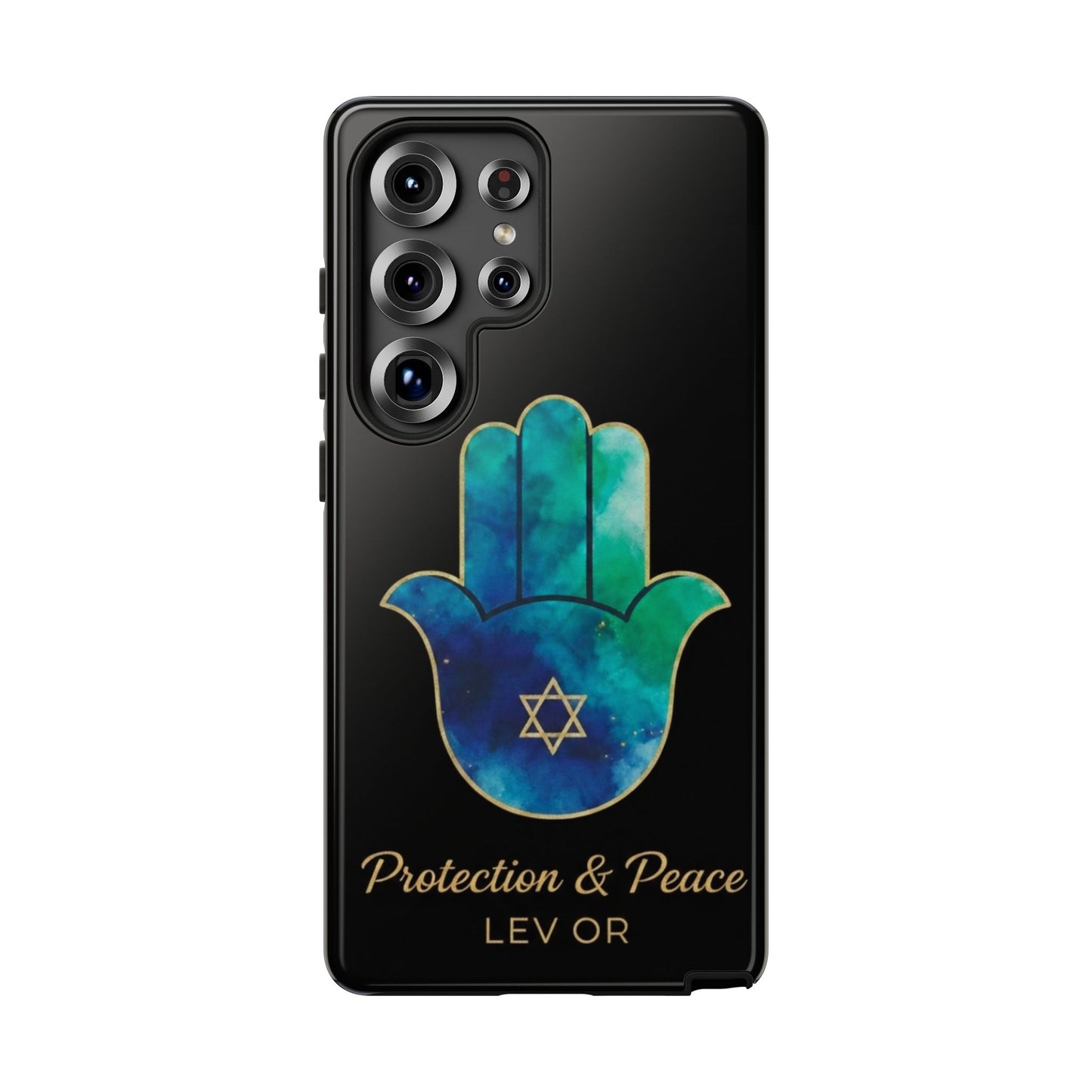 Protection and Peace Premium Black Edition Phone Case