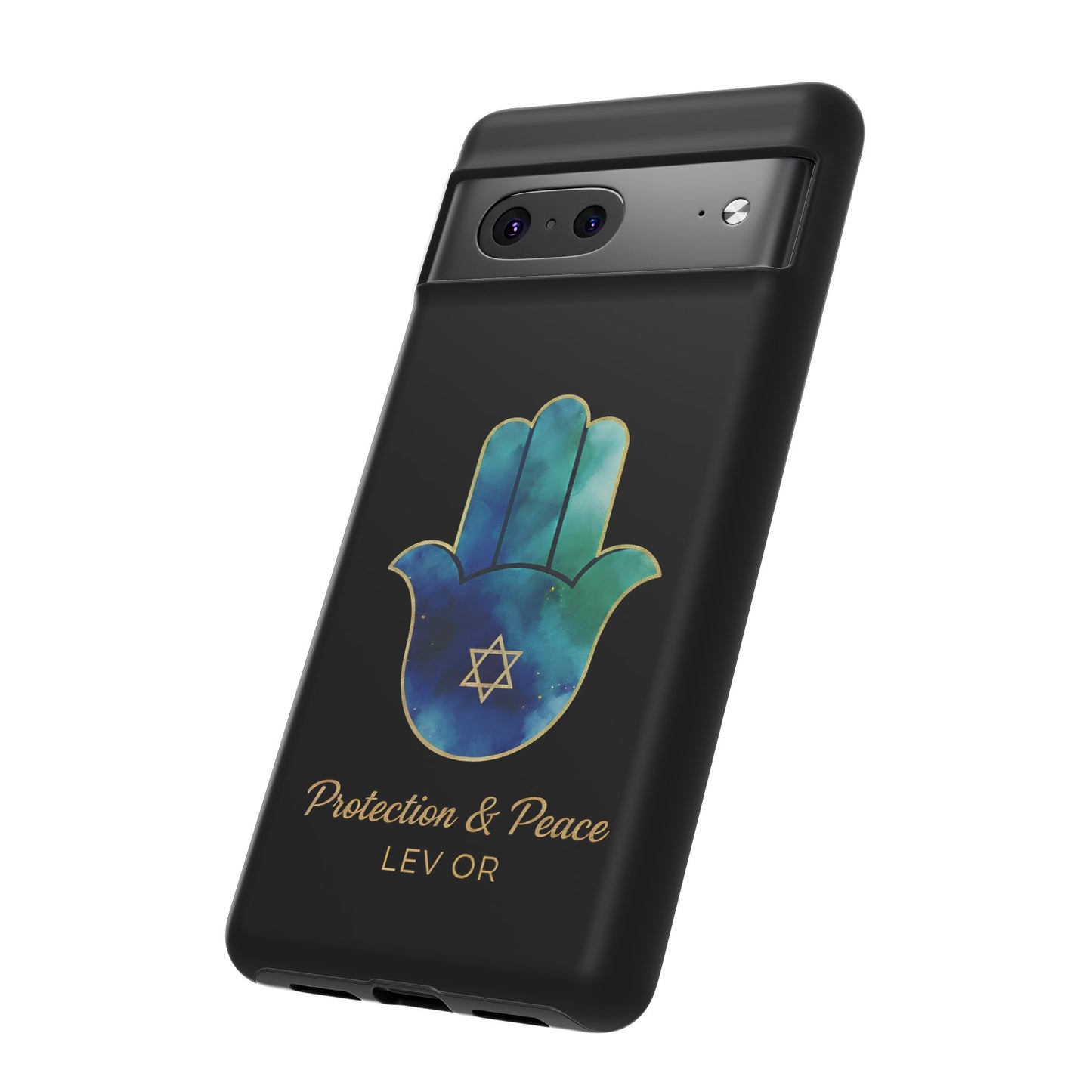 The Guardian Collection.Protection and Peace Premium Black Edition Phone Case