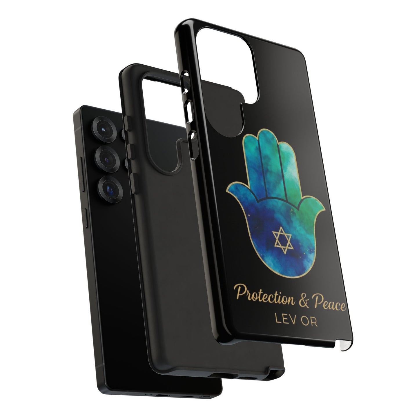 Protection and Peace Premium Black Edition Phone Case