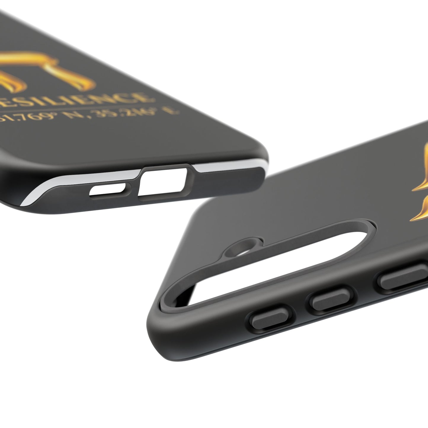 The Resilience Collection.Phone Case. Premium Black Edition. Protect with Purpose