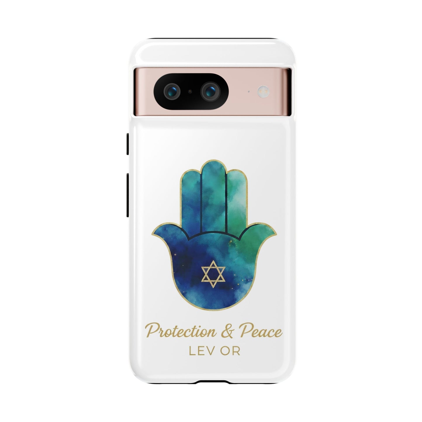 The Guardian Collection. Pristine White Phone Case. Protection Meets Peace.