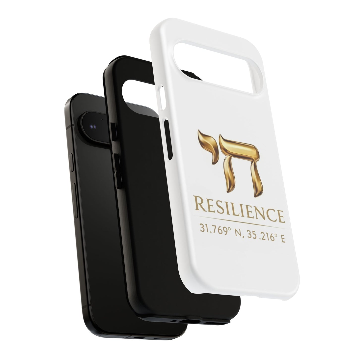 The Resilience Collection. Premium White Edition Phone Case.