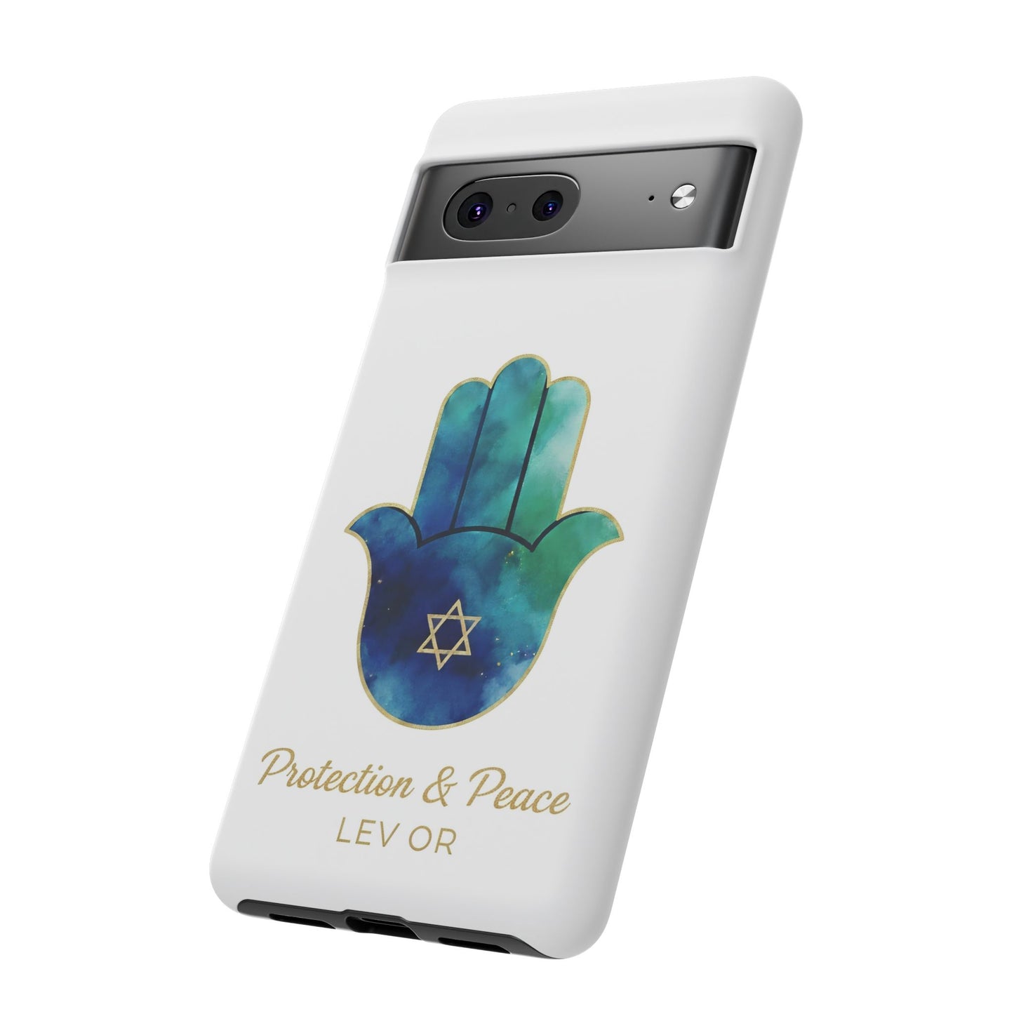 The Guardian Collection. Pristine White Phone Case. Protection Meets Peace.