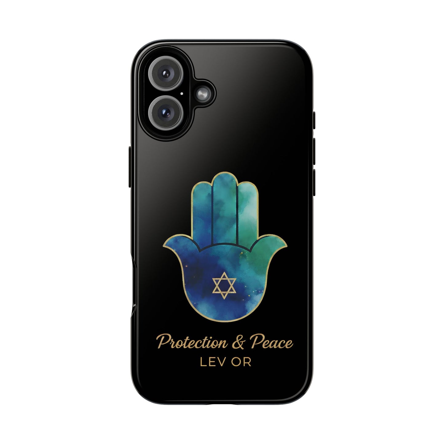 The Guardian Collection.Protection and Peace Premium Black Edition Phone Case